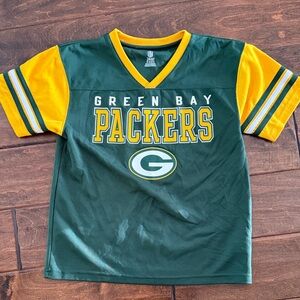 NFL Green Bay Packers Kids Jersey - Green and Gold Size M /8